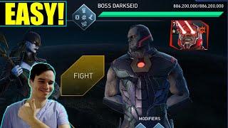 Destroying Boss Darkseid Injustice 2 Mobile