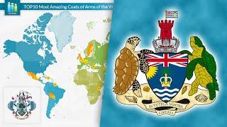 TOP 10 Coats of Arms on the World Map