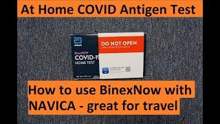 How to use BinaxNOW COVID Antigen Test with eMed NAVICA - Home Test