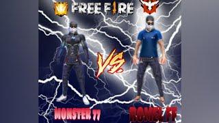 MONSTER 77 VS ROMEL FF 1 VS 1. Insane Skills.coustom match best vs best