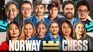 Norway Chess 2025 | Round 1 | Magnus vs Gukesh |  Live commentary: Sagar and Amruta