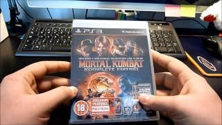 Info + Mortal Kombat:Komplete Edition Unboxing (PS3)