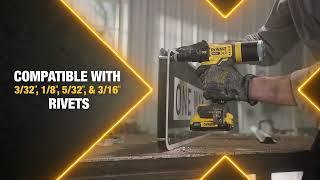 NEW Dewalt DCF403 3/16" Rivet Tool 20V MAX* XR®