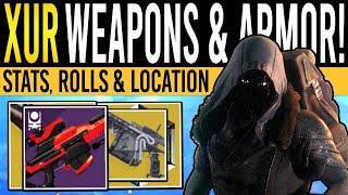 Destiny 2 | XUR'S TASTY WEAPONS & RARE ARMOR! - 21st October | Inventory, Exotic Loot & Location