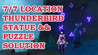 All Thunderbird Statue Location (no slate) and Puzzle solution Tsurumi Island Part 1