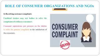 68 - Role of Consumer Organization and NGOs