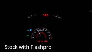 Civic SI 2009 stock vs stock with Hondata Flashpro tune