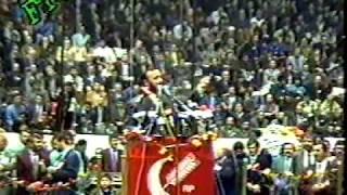 Refah Partisi İstanbul 5. Olağan Kongresi Necmettin Erbakan Bölüm 1