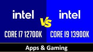 Intel Core i7 12700K vs Intel Core i9 13900K - Apps & Gaming (RTX 4090)