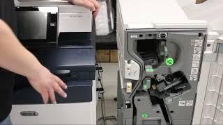 How to Attach a BR Booklet Maker Finisher on the Xerox AltaLink C8000 Series