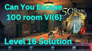 Can you escape the 100 room VI Level 16 Solution