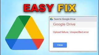 How to Fix Upload Failed in Google Drive (VERY EASY)