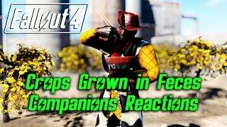 Fallout 4 - Crops Grown in Feces - All Companions Reactions to All Answers