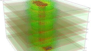 Energy lost in a VIA: 1GHz vs 30GHz #shorts