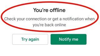 Check Your Connection Or Get A Notification When You're Back Online