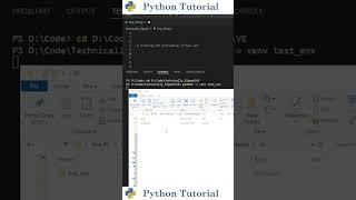 Creating & Activating Virtual Environments With Python | Python Tutorial