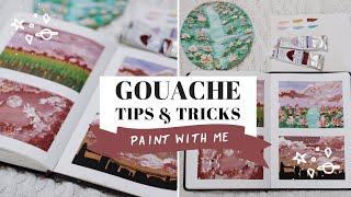 gouache paintings | tips & tricks 