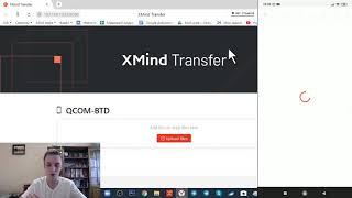 Wi-Fi трансфер XMind карты на телефоне. Скидываем интеллект карту на компьютер