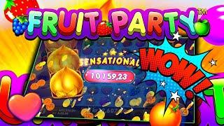 КУПИЛ БОНУС ЗА  27000 В FRUIT PARTY | ZANOS | BIG WIN | MEGA BIG WIN