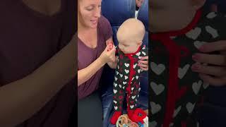 Stella’s first time on an ️ #baby #stella #babygirl #babyadventures #cute #shorts