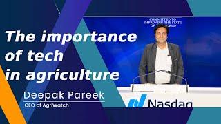 Meet Deepak Pareek, an agricultural enthusiast and the CEO of AgriWatch