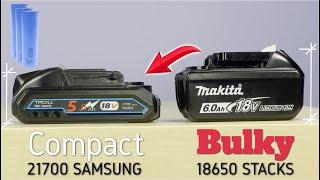 The ONLY Company That Makes SAMSUNG Cells Makita 18V Batteries