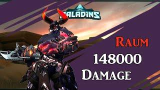 Геймплей Раум - 148000 урона | Paladins