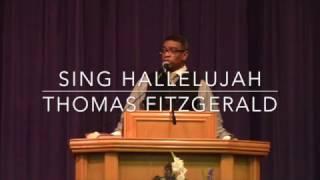 1443. Thomas Fitzgerald leading Sing Hallelujah