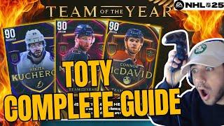 TEAM OF THE YEAR COMPLETE GUIDE! NHL 25 HUT