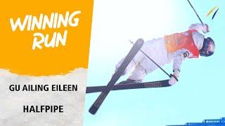 Eileen Gu secures top spot in dominant fashion | FIS Freestyle Skiing World Cup 24-25