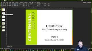 COMP397 - W2021 - Web Game Programming - Part 1 - Course Intro and Orientation