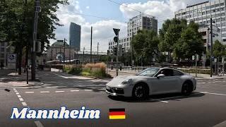  MANNHEIM WALKING AROUND - CITY+WASSERTURM - 2024 GERMANY | 4K