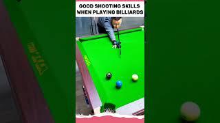 Trick Very good shooting skills and techniques #billiardtutorial #billiards #billiardspool