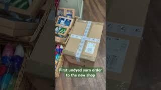I love having a high street store #handdyedyarn #loveyarn #yarnaddiction #yarn #indiedyer #yarnlife