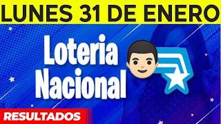 Resultados de La Loteria Nacional del Lunes 31 de Enero del 2022