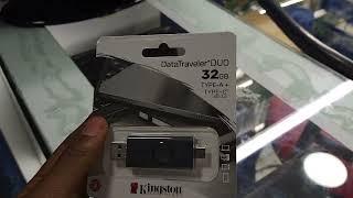 Kingston DataTraveler Duo 32GB USB 3.2 Gen 1 Flash Drive.