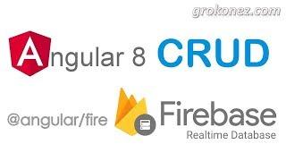 Angular 8 Firebase Database CRUD operations with @angular/fire