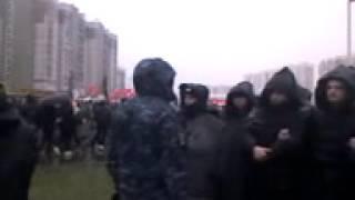 Russians trying to exercise their right to gather. Moscow 04112013.