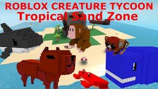 Roblox creature tycoon - how to unlock all tropical sand zone creature (except kraken)