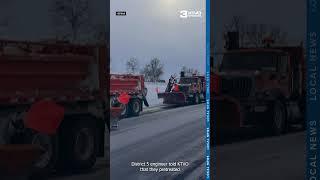The Iowa DOT has the roads prepped for ice