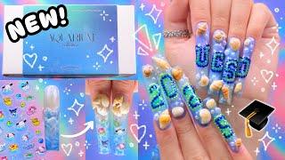 ‧₊˚ EXTRA AF Kawaii Ocean Nails for My Graduation ˚₊‧