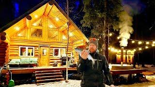 Alaskan Off-Grid Cabin Ice Fishing Adventure: Catching Rainbow Trout