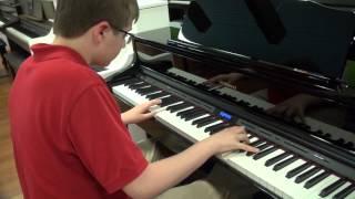 Aidan plays Rising Forces by Christopher Norton