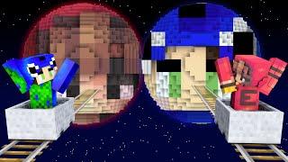 Ayush and Ekta Found their PLANETS in Minecraft 