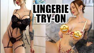 Sexy transparent Lingerie TRY ON Haul see through clothing with Amy