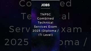 TNPSC CTS Exam 2025  | 1910+ Vacancies | Diploma/ITI Govt Jobs | Apply Now!