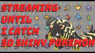 Streaming Pokerogue Until I Catch 50 SHINY Pokemon or One Shiny Legendary!