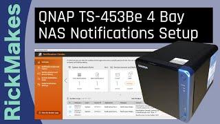 QNAP TS-453Be 4 Bay NAS Notifications Setup