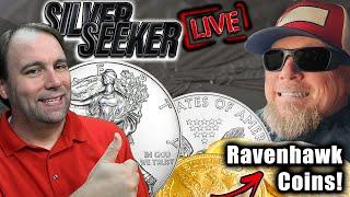 Gold hits $2600... is Silver Next?  Seeker LIVE w/ Ravenhawk Coins!