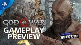 God of War: 15 Minutes of Gameplay - PS4 Gameplay Walkthrough | PS Underground